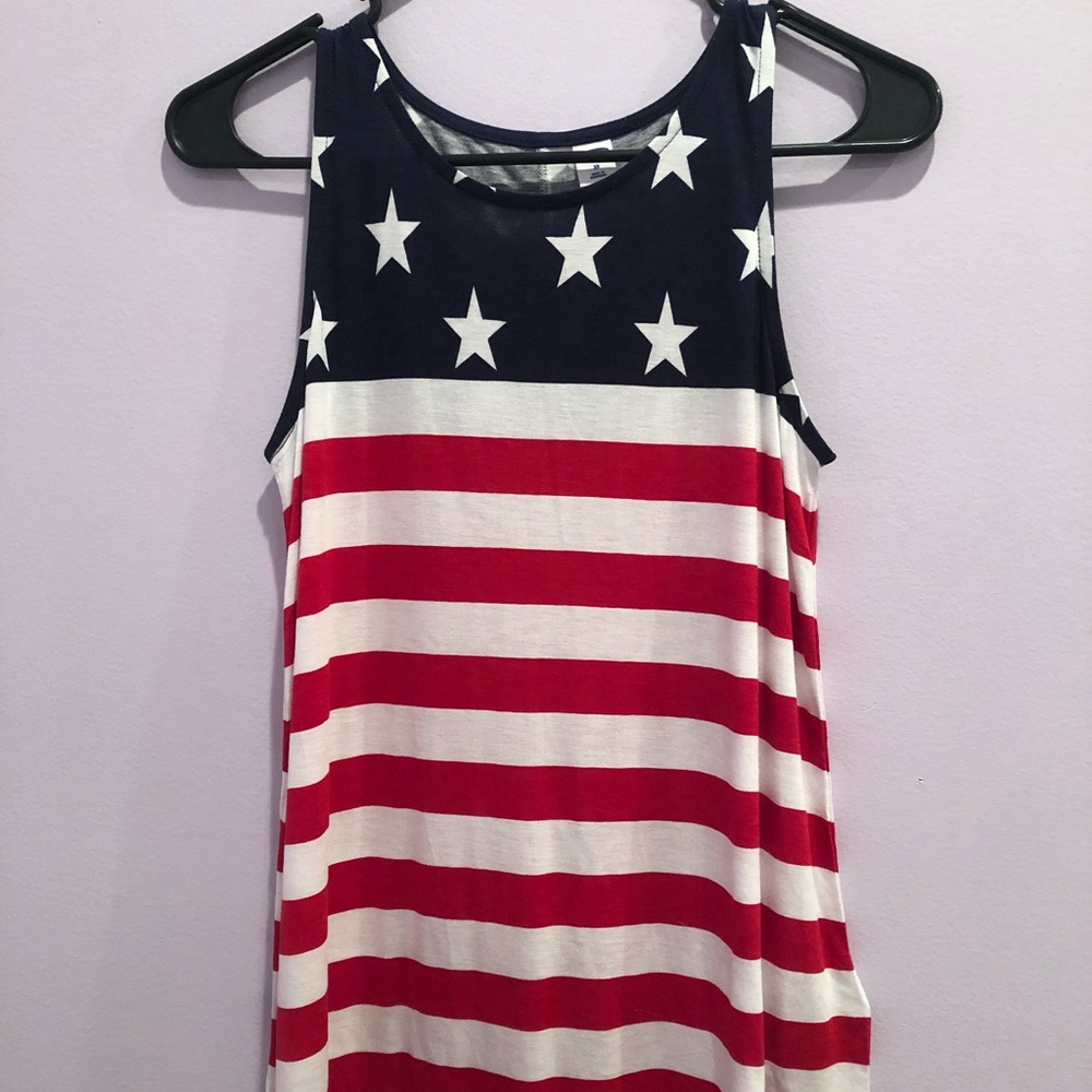 Old Navy American Flag tank top
